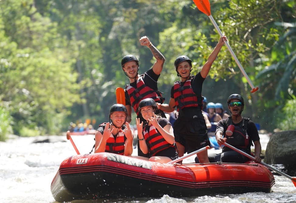 Ayung river white water rafting adventure in Ubud Bali
