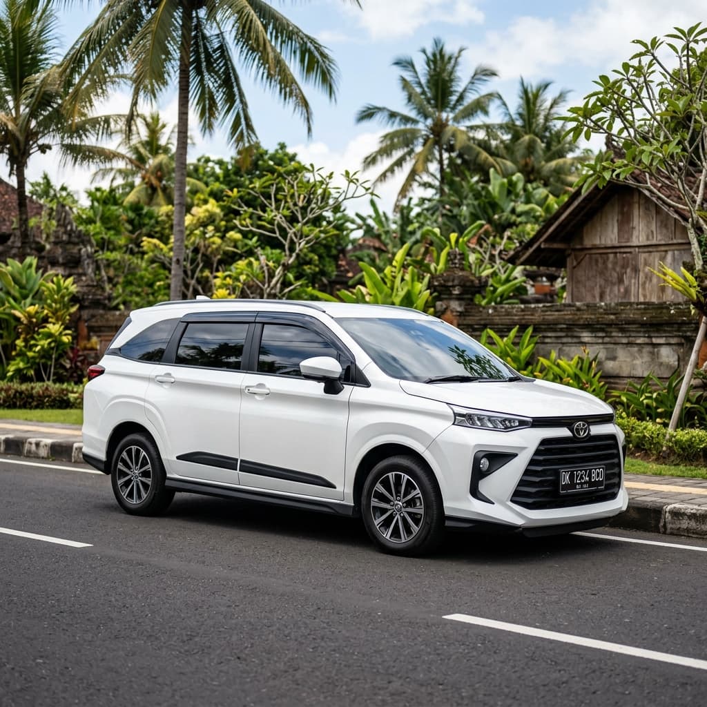 Standard 7 Seater Bali airport transfer vehicle — Toyota Avanza
