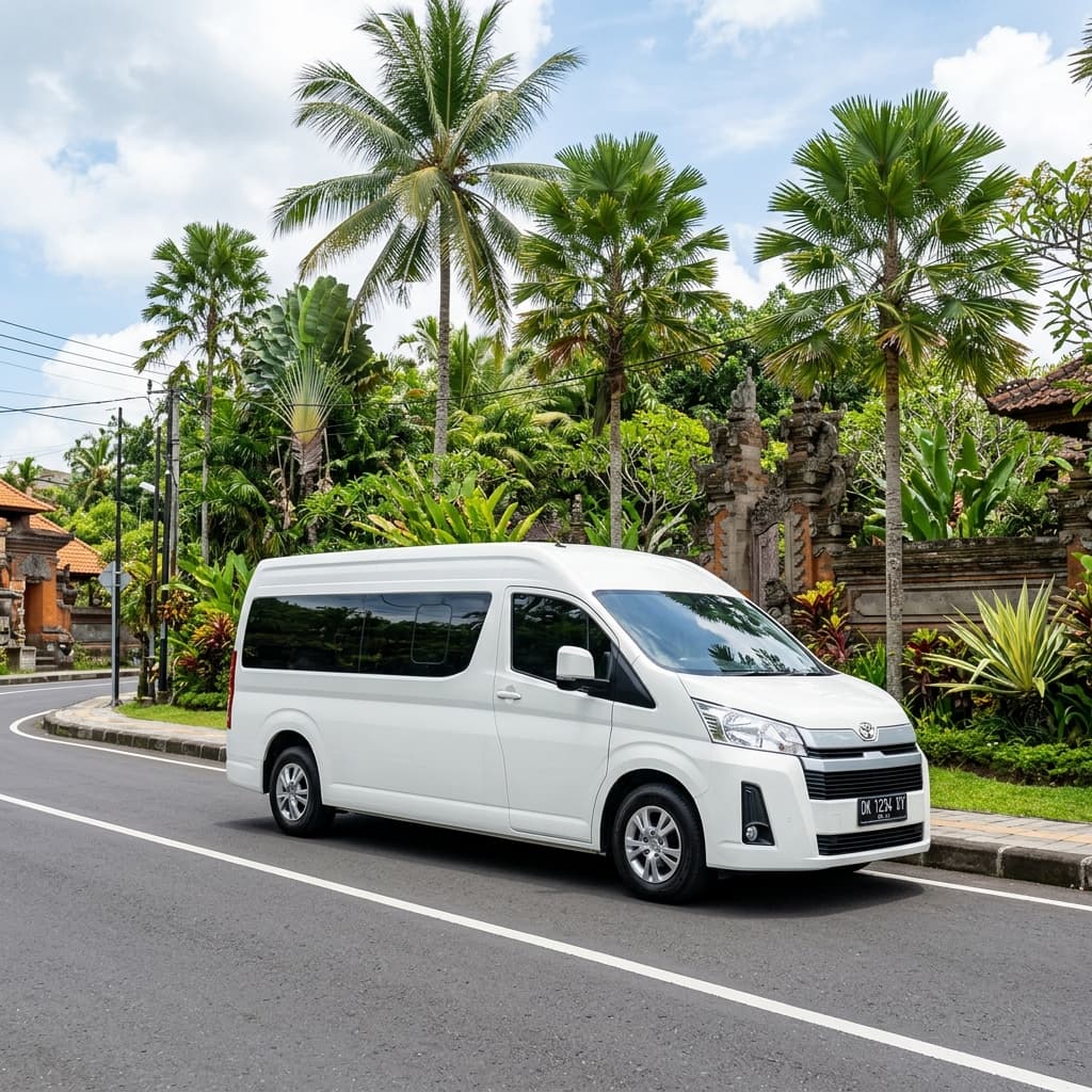 Bali group day tour minibus — Toyota HiAce